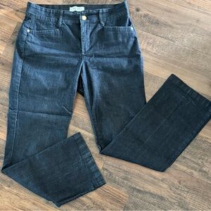 Ellen Tracy Women’s Size 10 Pants Navy Blue Chino Cotton Stretch Casual Work